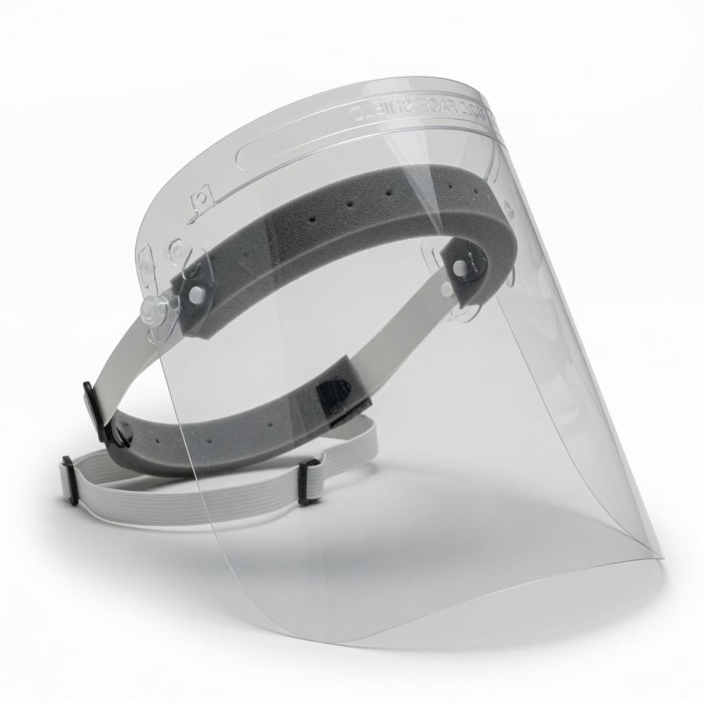 Face Shield with glasses